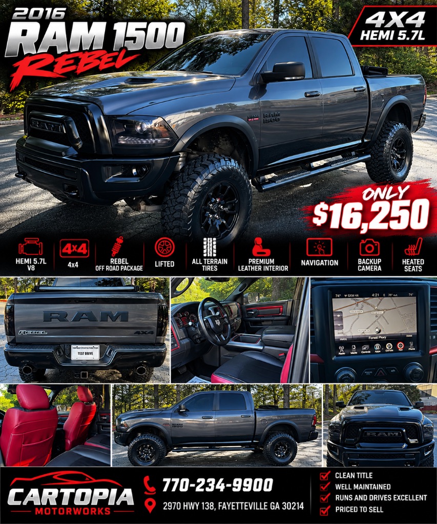 2016 RAM Ram 1500 Pickup Rebel - Photo 14